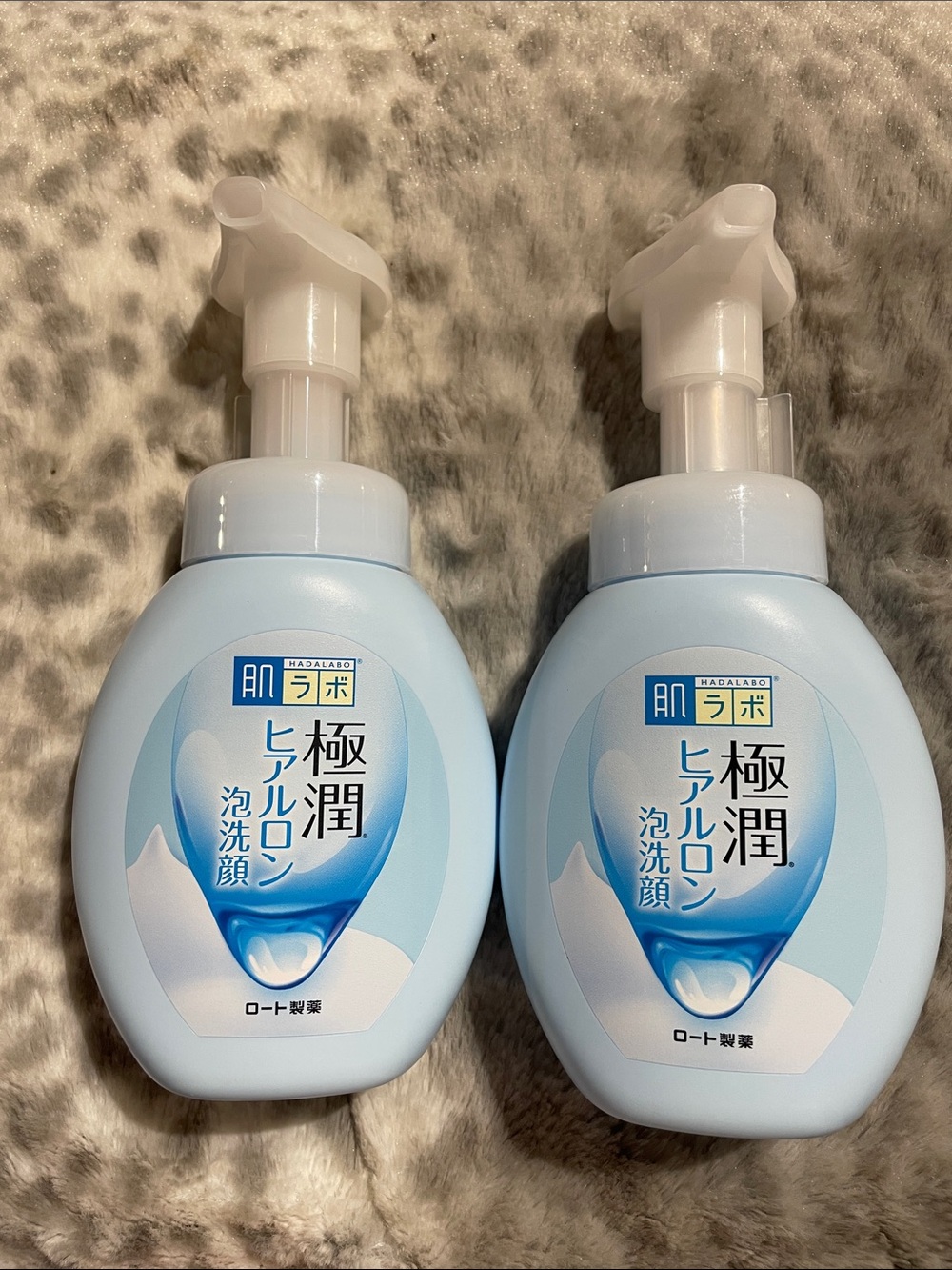 Hada Labo Gokujyun Hyaluronic Acid Foaming Face Wash 2 Pack Japan
